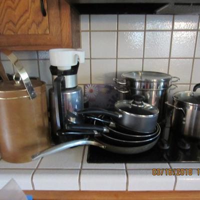 pans, pots and dishes excellent shape