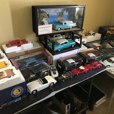  57 Chevy 1/24 cars many in boxes most mint Many to choose from