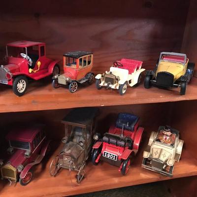  Vintage Battery operated cars and wind upâ€™s 