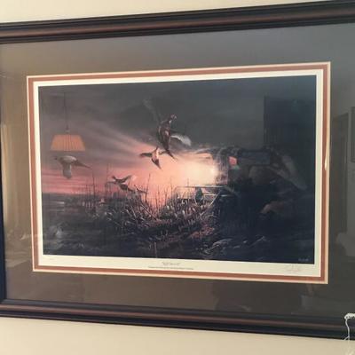 Terry Redlin signed and numbered large print