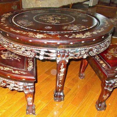 Chinese tea table $450
33 X 17 1/2