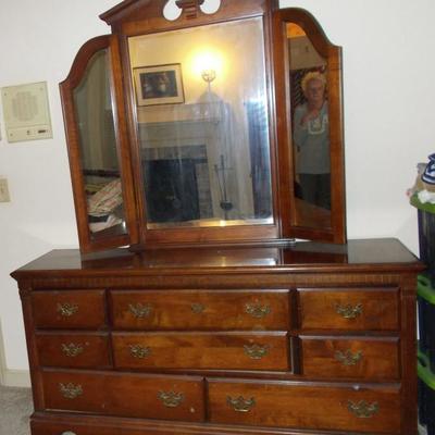 Dresser with mirror $350
64 X 18 X 80