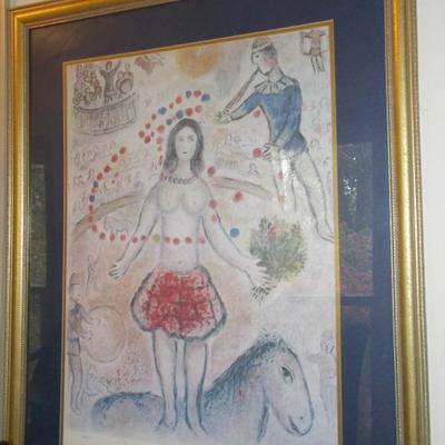 Marc Chagall print $250
#280/500