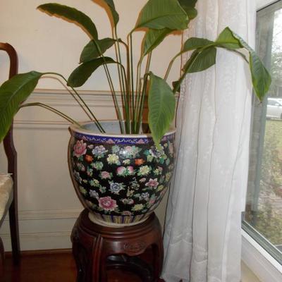 Oriental cachepot with stand $220
16 X 30