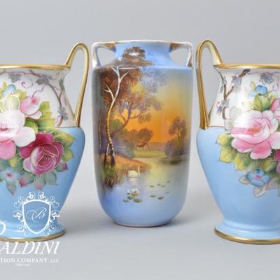 Hand Painted Vases