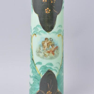 Hand Painted Cylinder Vase