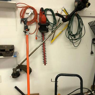 Hedger, Branch Cutter, Weed Wacker & Extension Cord