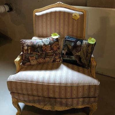 Chair with Pillows