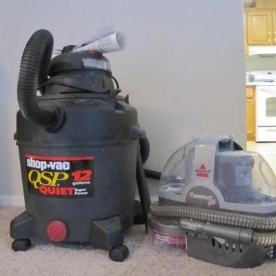 Shop Vac 3-Hp and Spot Cleaner