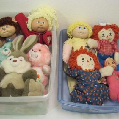 Cabbage Patch, Raggedy Ann & Care Bears
