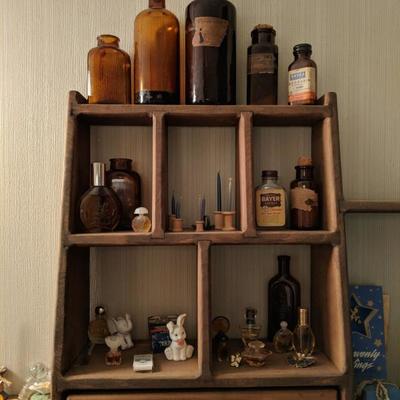 Old apothecary bottles 