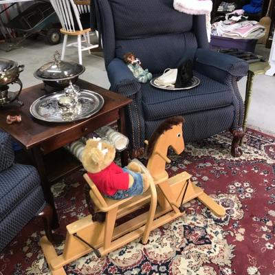 GERMAN ROCKING HORSE, NEW OLD STOCK
