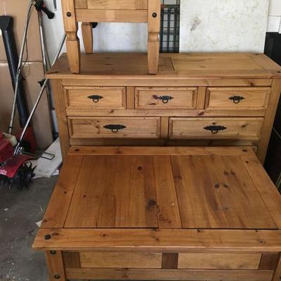 Pier One Dresser and Coffee Table and End Table Set 