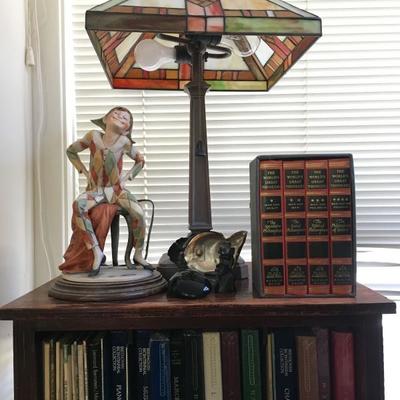 Records, Stained Glass Lamp, Book Sets