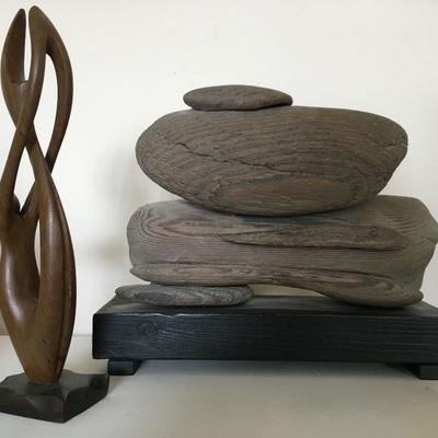 Driftwood Sculpture by H. Long