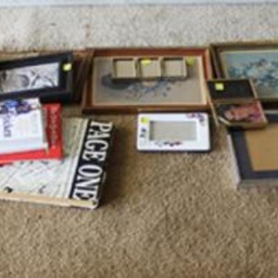 Box lot of picture frames