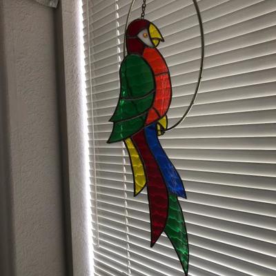 Stained glass bird 