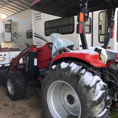 Tractor with all the bells and whistles - only 20 hours on this beauty and comes with all accessories !!!! 
Asking $22,000 OBO 