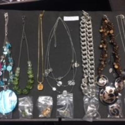 Tray of 9 Necklace & Earring Sets