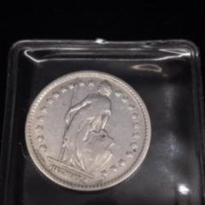 1910 XF Swiss 1 Franc