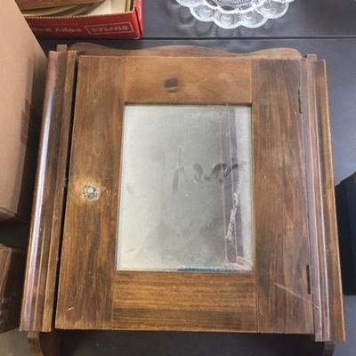 Antique Mirror Cabinet