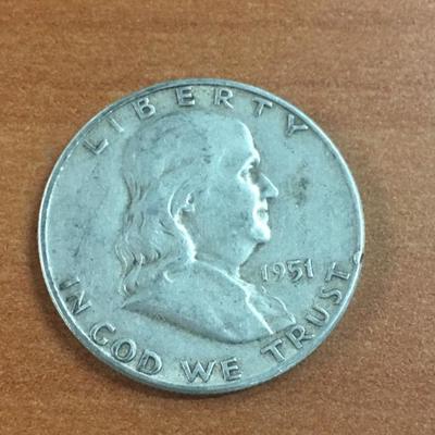 1951 Franklin Half Dollar