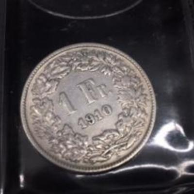 1910 XF Swiss 1 Franc