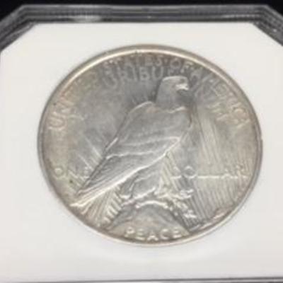 1922-D MS65 Peace Dollar