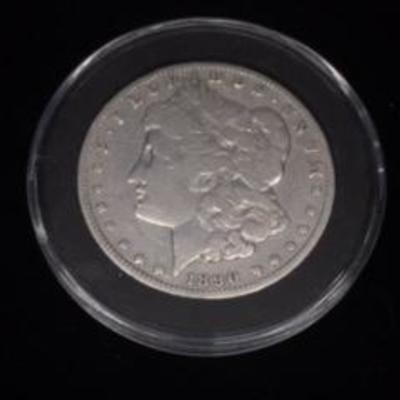 1890-CC Morgan Dollar