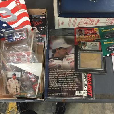 Shoebox of Dale Earnhardt Things