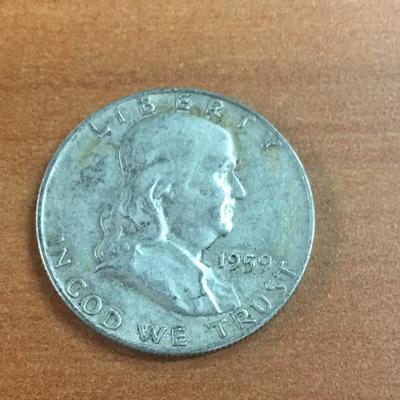 1959 Franklin half Dollar