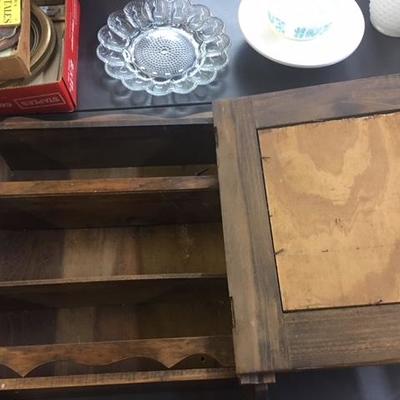 Antique Mirror Cabinet