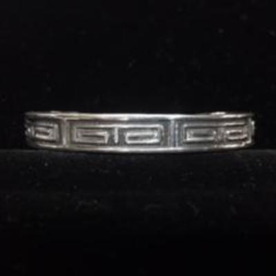 .925 Sterling Silver Cuff Bracelet - .6 Oz.