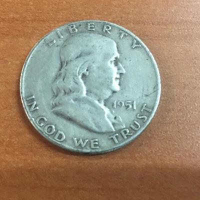 1951 Franklin Half Dollar