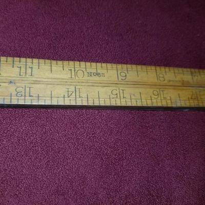This is the same ruler, only folded up. 