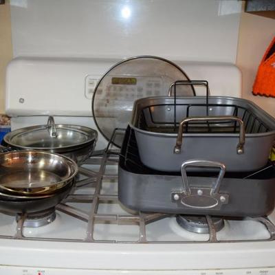 Roaster pans, cookware