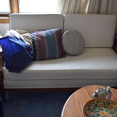Love Seat Sofa & Pillows