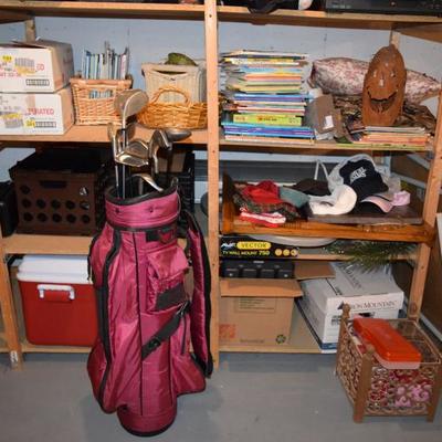 Golf Clubs & Misc. Garage Items