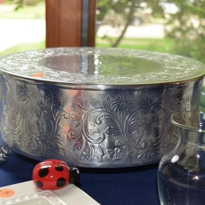 Silver Bowl with Lid