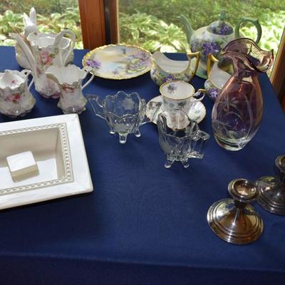Servingware, Vase, & Candle Holders