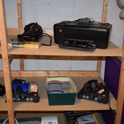 Video Camera, Printer, Controllers, Video Games, & System