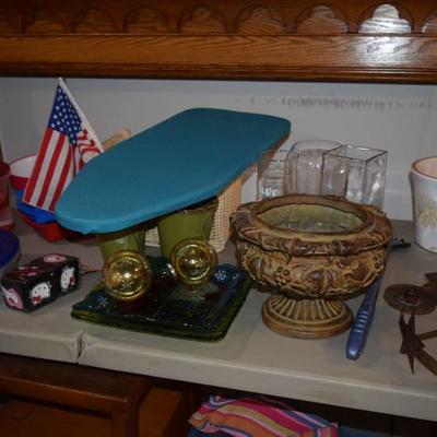 Ironing Board, Planters, & Home Decor