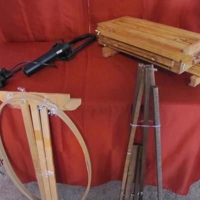 Clamp Light & Painters Easels