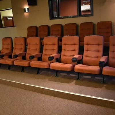 7 Seat Section Of High End Theater Seats