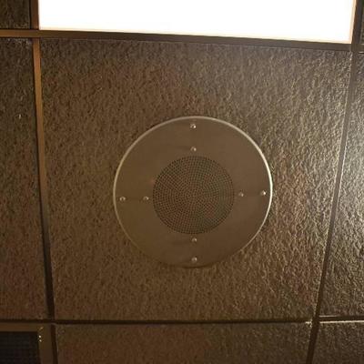 (5) Large Ceiling Round Theater Speakers
