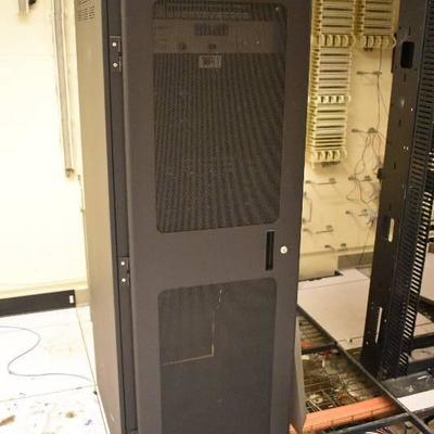 IT Server Rack With Audio Equipment Inside 2/3 Hei ...