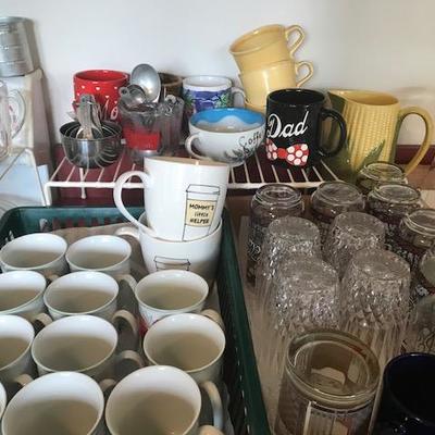 Mugs and Glasses.
