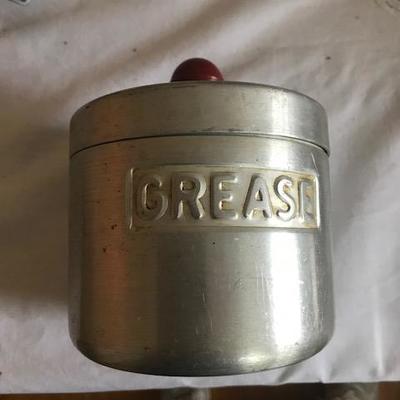Vintage Grease Can.