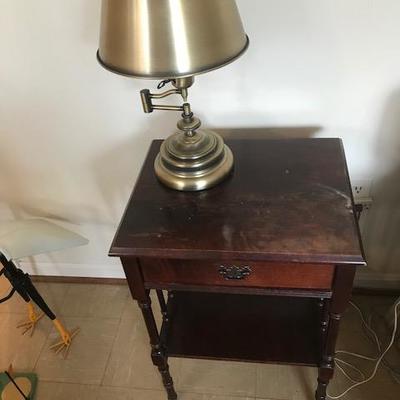 End Table and Lamp.