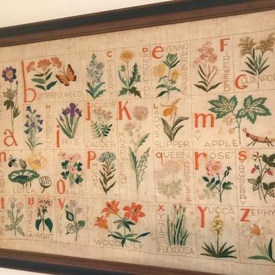 Needlework.